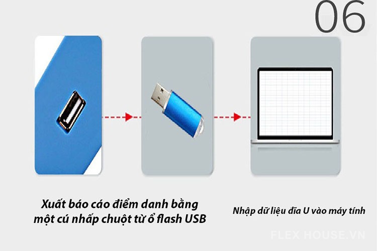 Máy chấm công thông minh nhận diện khuôn mặt YKFA01 14