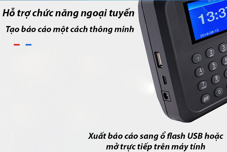 Máy chấm công vân tay thông minh giá rẻ YKF01 9