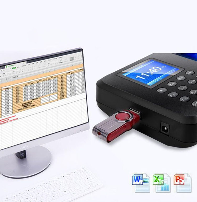 Máy chấm công vân tay thông minh giá rẻ YKF01 18