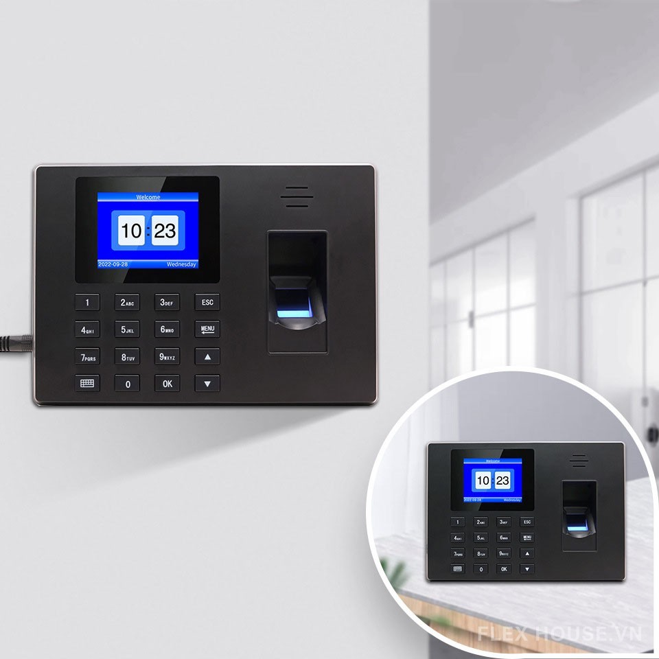 Máy chấm công vân tay mật khẩu YKF06 6