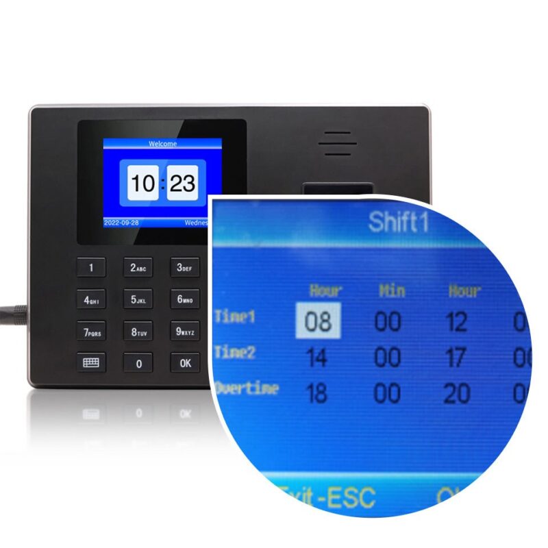 Máy chấm công vân tay mật khẩu YKF06 4
