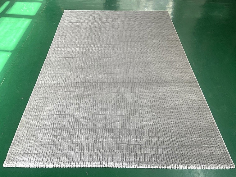 Thảm trang trí phòng khách dệt nổi kiểu ô kẻ YN-NFG08 4