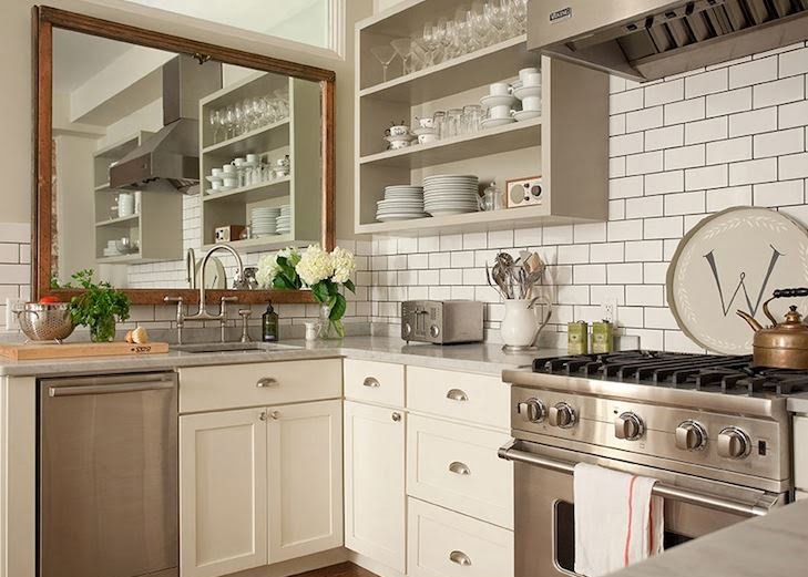 Thiết kế tủ bếp phong cách Vintage