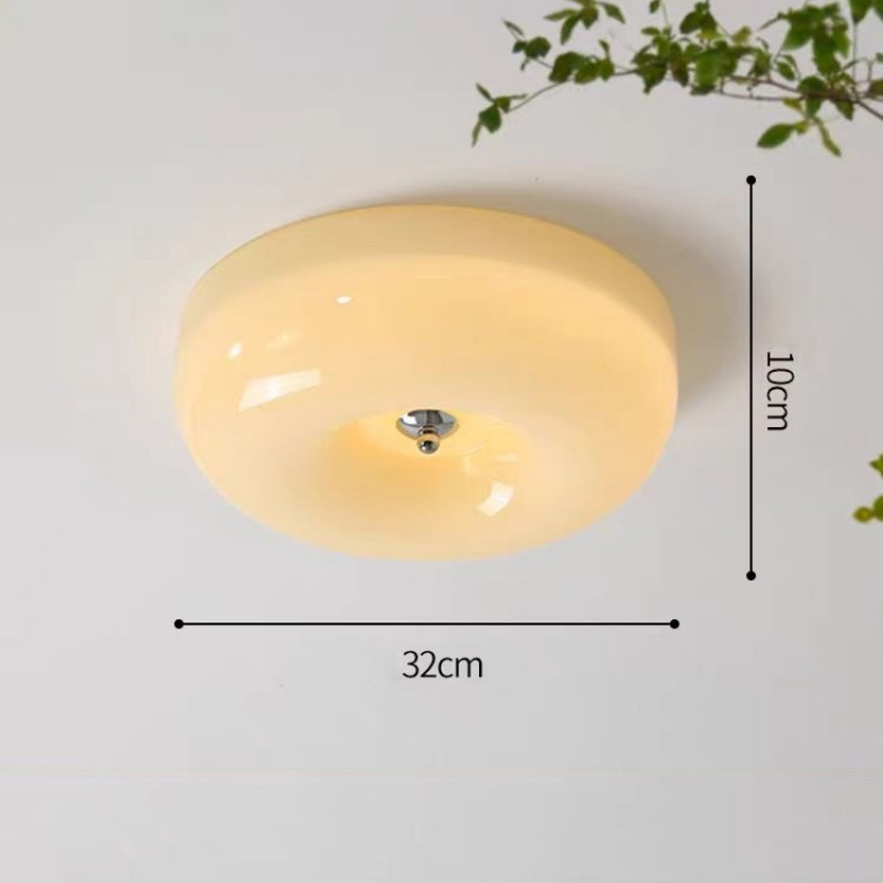 Đèn ốp trần thủy tinh hình donut sáng tạo ZDL8678 17