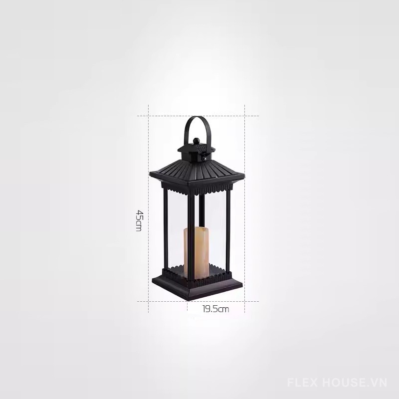 Đèn sân vườn chao đá cẩm thạch ấn tượng ACM366 7