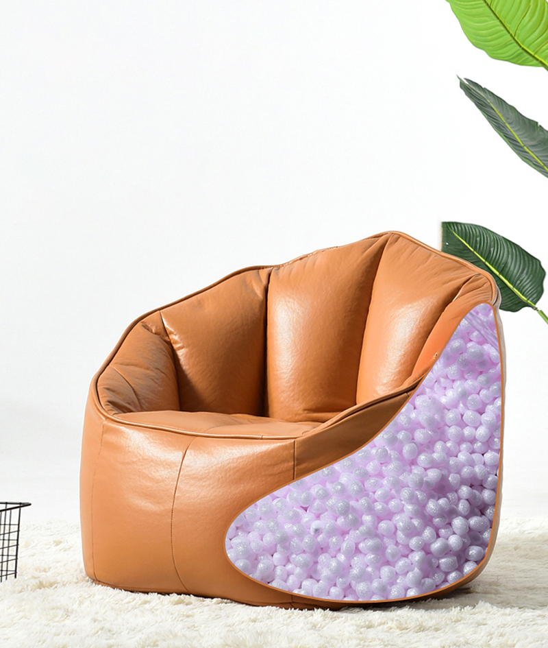 Ghế lười sofa hạt xốp kèm đôn hiện đại HFF338 7