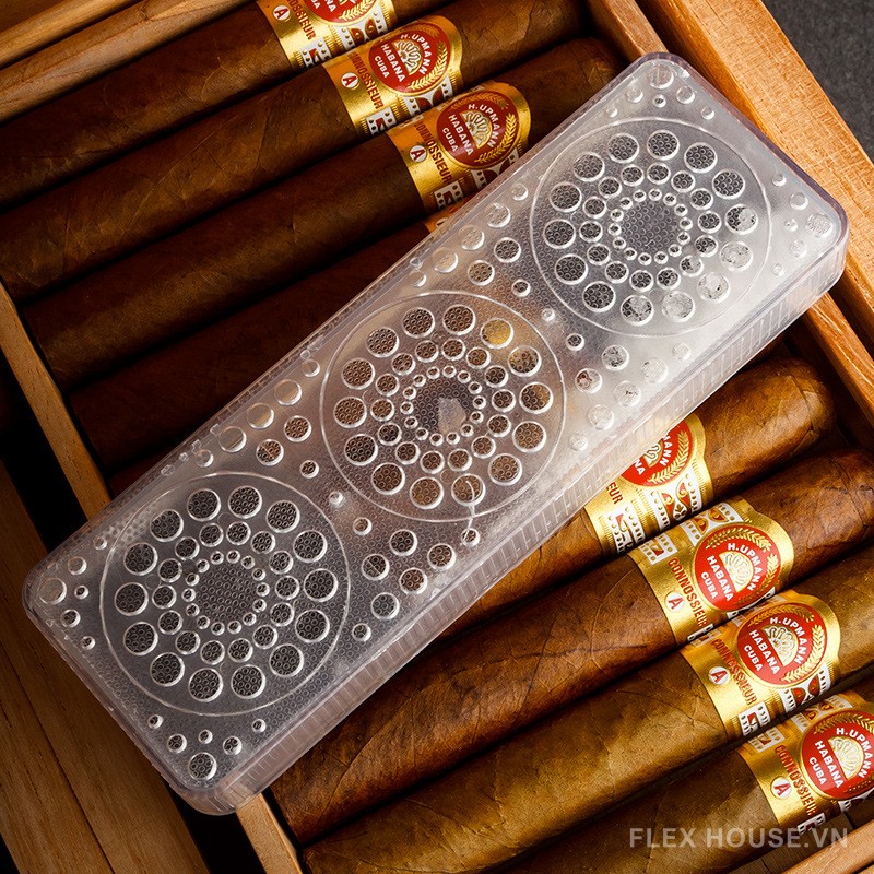 Khay chữ nhật giữ ẩm cigar nam châm tiện dụng LBS8041