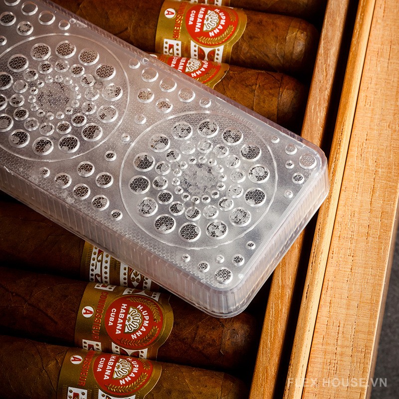 Khay chữ nhật giữ ẩm cigar nam châm tiện dụng LBS8041 7