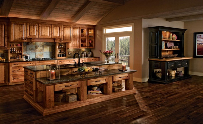 Phong cách thiết kế tủ bếp rustic