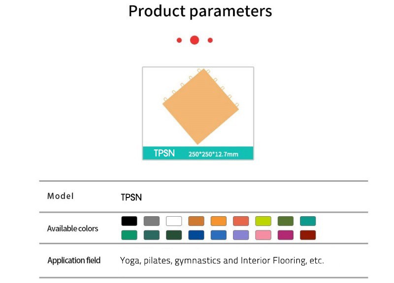 Thảm nhựa chống trơn trải sàn yoga nhựa PP TPSN 13