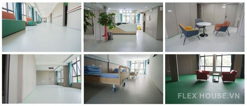 Thảm nhựa trải sàn bệnh viện sân bay dạng cuộn TPVCT 26
