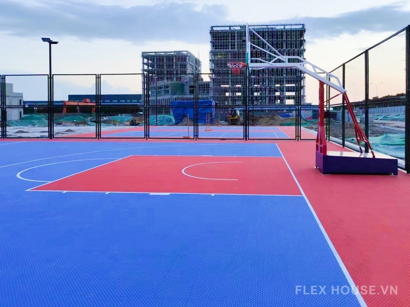 Thảm sân bóng rổ sân chơi lắp ghép ngoài trời TQ35YD4 29