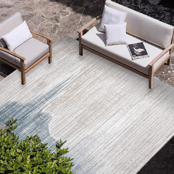 Thảm trải sofa trang trí sọc ngang độc đáo YN-NLH31