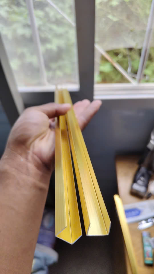 Nẹp nhôm chữ U trang trí nội thất nhiều màu YOM674 9