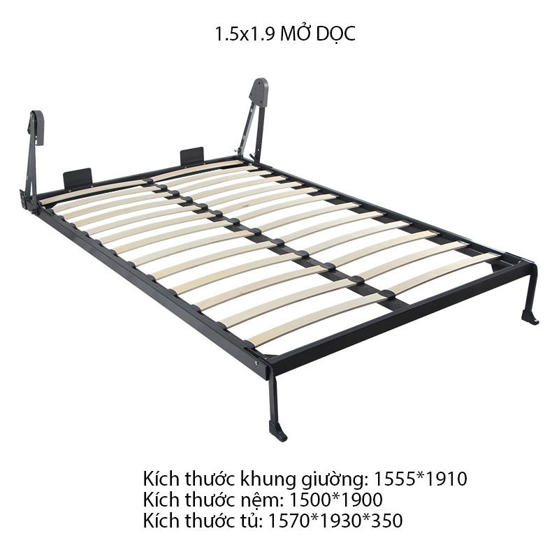 Phụ kiện giường 1.5m kết hợp sofa thông minh BTC1500S 6