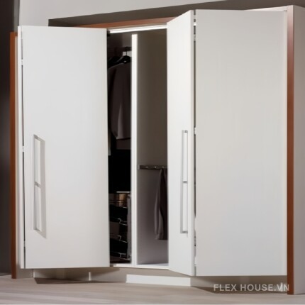 Bộ phụ kiện cửa trượt xếp Wingline L Hettich WLL25-4