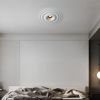Đèn LED âm trần lối đi hoa văn gợn sóng KSG058