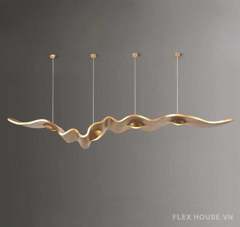 Đèn thả decor bằng nhôm kiểu dáng uốn lượn DM9968 8