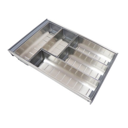 Khay chia muỗng đũa thép không gỉ tiện dụng Taura JHC