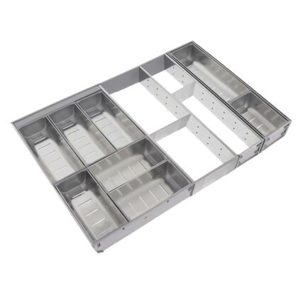 Khay chia ngăn kéo inox đa năng tiện lợi Taura JHG