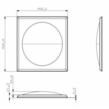 Tấm tiêu âm 3D polyester hình học Square độc đáo GDSQ
