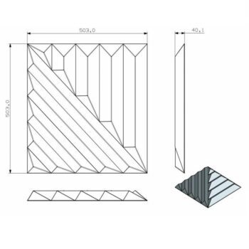 Tấm tiêu âm không gian góc cạnh Angular Space GDAS