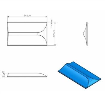 Tấm tiêu âm polyester hình sóng Medium Wave GDMW