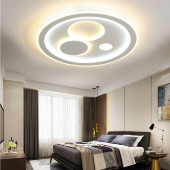 Đèn ốp trần hình tròn lớn nhỏ xen kẽ độc đáo NVC693 - bìa