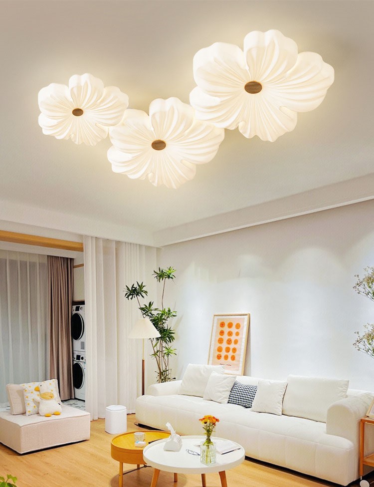 Đèn ốp trần phòng trẻ hình hoa sáng tạo NVC897 4