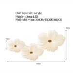 Đèn ốp trần phòng trẻ hình hoa sáng tạo NVC897-5