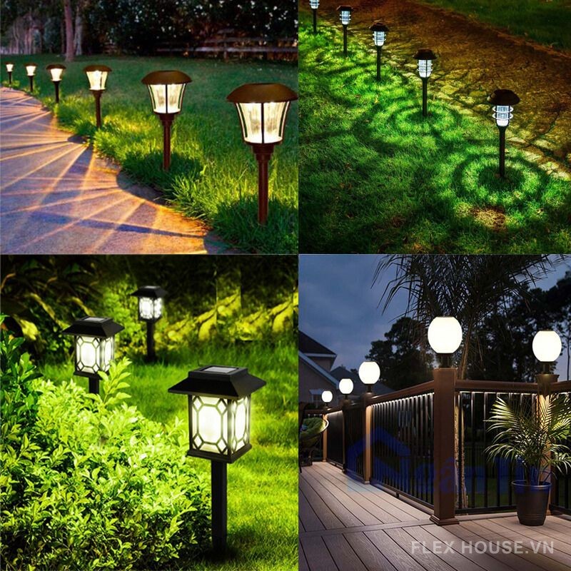 Đèn sân vườn năng lượng mặt trời