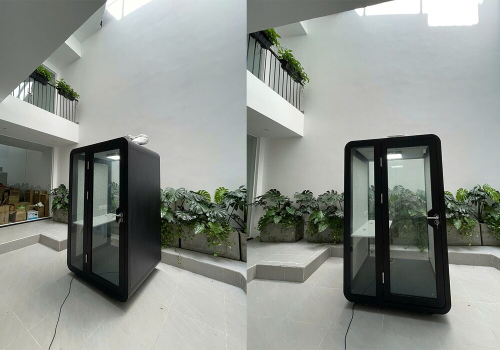 Flexhouse VN cung cấp bốt cách âm cho Tiktak Coworking Space 5