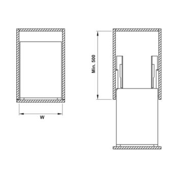 Gía đựng xoong nồi chính hãng Hafele 549.08.428(3)