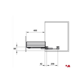 Gía đựng xoong nồi chính hãng Hafele 549.08.428(4)