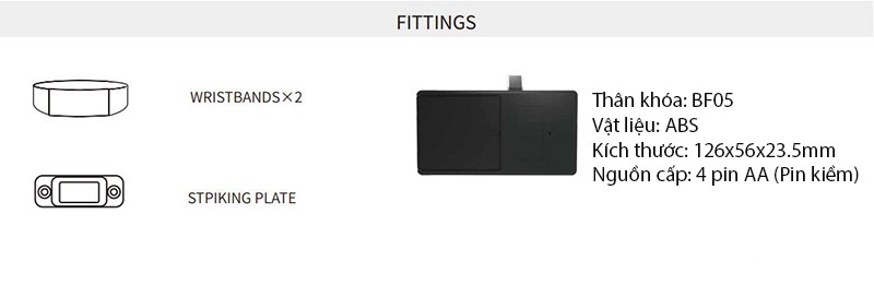 Khóa thẻ từ ngăn kéo tủ Taura F129 5