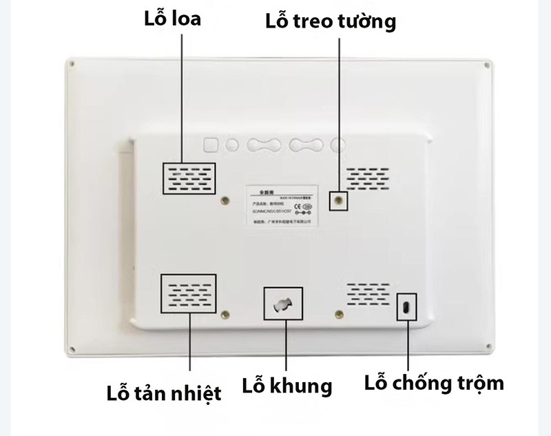Khung ảnh điện tử digital màn LED quảng cáo HD1101 9