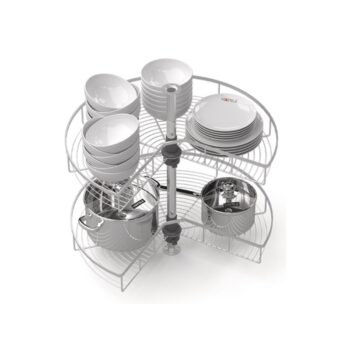 Mâm xoay 270 độ góc tủ bếp Mezzo Hafele 548.37.011