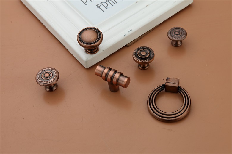 Núm tay nắm tủ hợp kim Retro WF453 7