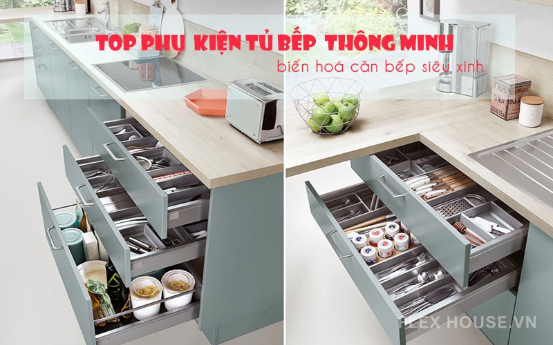 Phụ kiện tủ bếp thông minh