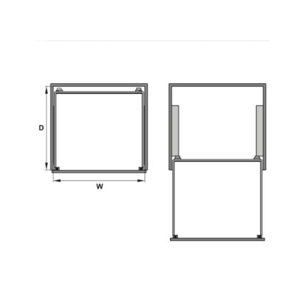 Rổ đựng bát đĩa Cappella Hafele 549.08.447(3)