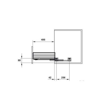 Rổ đựng bát đĩa Cappella Hafele 549.08.447(4)