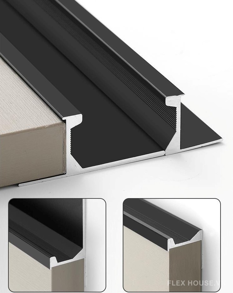 Tay nắm âm tủ hợp kim nhôm dài 3m U02469 7