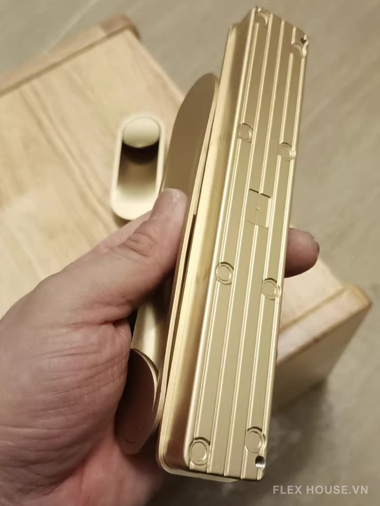 Tay nắm hợp kim âm tủ cửa trượt hiện đại HK7571 15