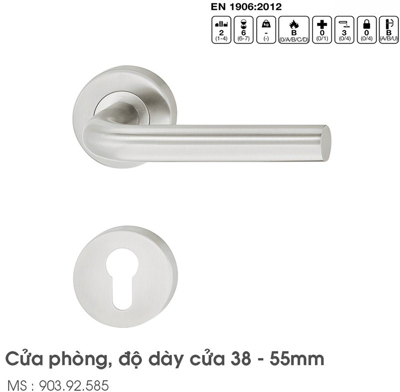 Tay nắm phân thể gạt cửa Hafele 903.92.596 3