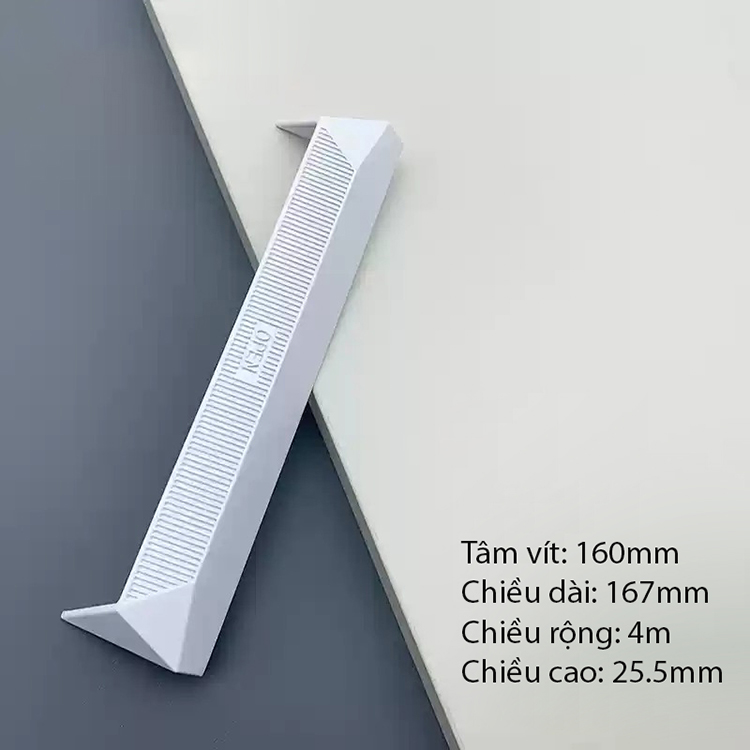 Tay nắm tủ áo tủ bếp hợp kim có rãnh GFX628 11