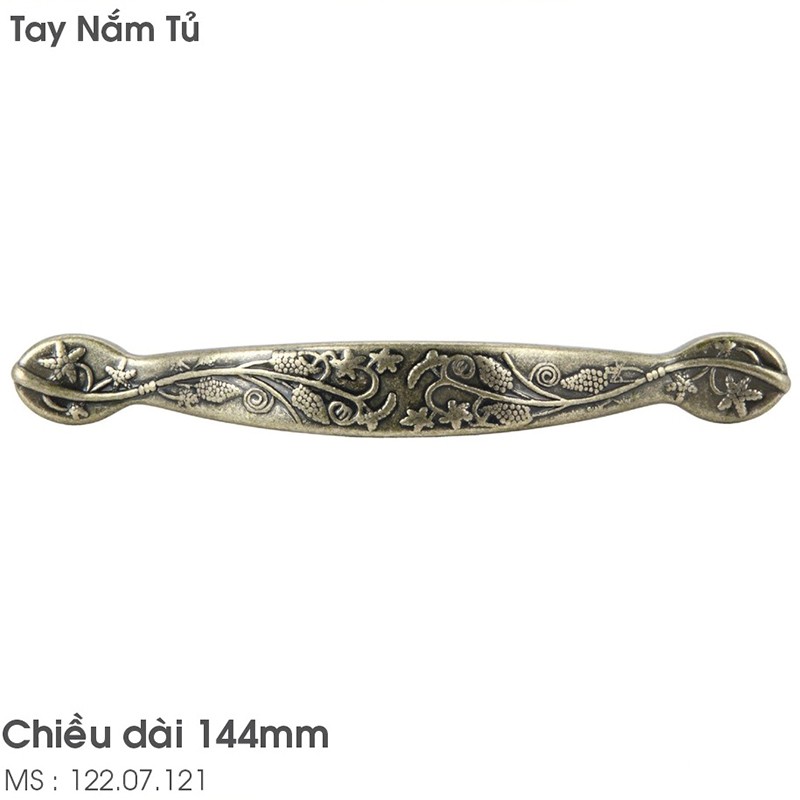 Tay nắm tủ hợp kim Vintage Hafele 122.07.121 6