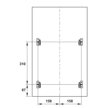 Thùng rác gắn cánh tủ bếp Viola Hafele 503.48.505(4)