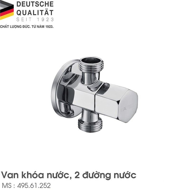 Van khóa nước đôi lục giác Active Hafele 495.61.252 3