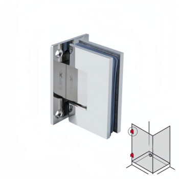 Bản lề tường kính 90 độ tiện dụng Hafele 981.77.900