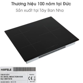 Bếp từ 3 vùng nấu lắp âm HC-I603D Hafele 536.61.631